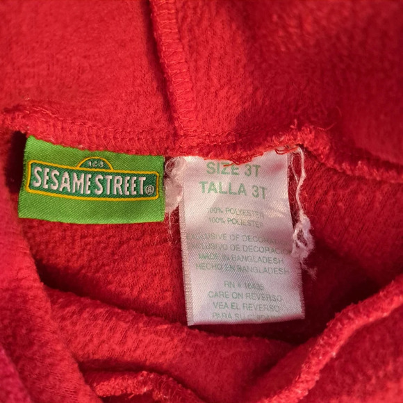 Elmo Y2K Toddler Hoodie Size 3T - Picture 4 of 7